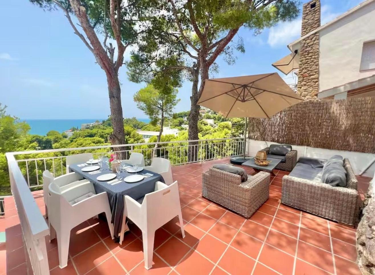 Preciosa Villa Rodeada De Pinos Con Vistas Al Mar - Servhouse Benicàssim Exterior foto